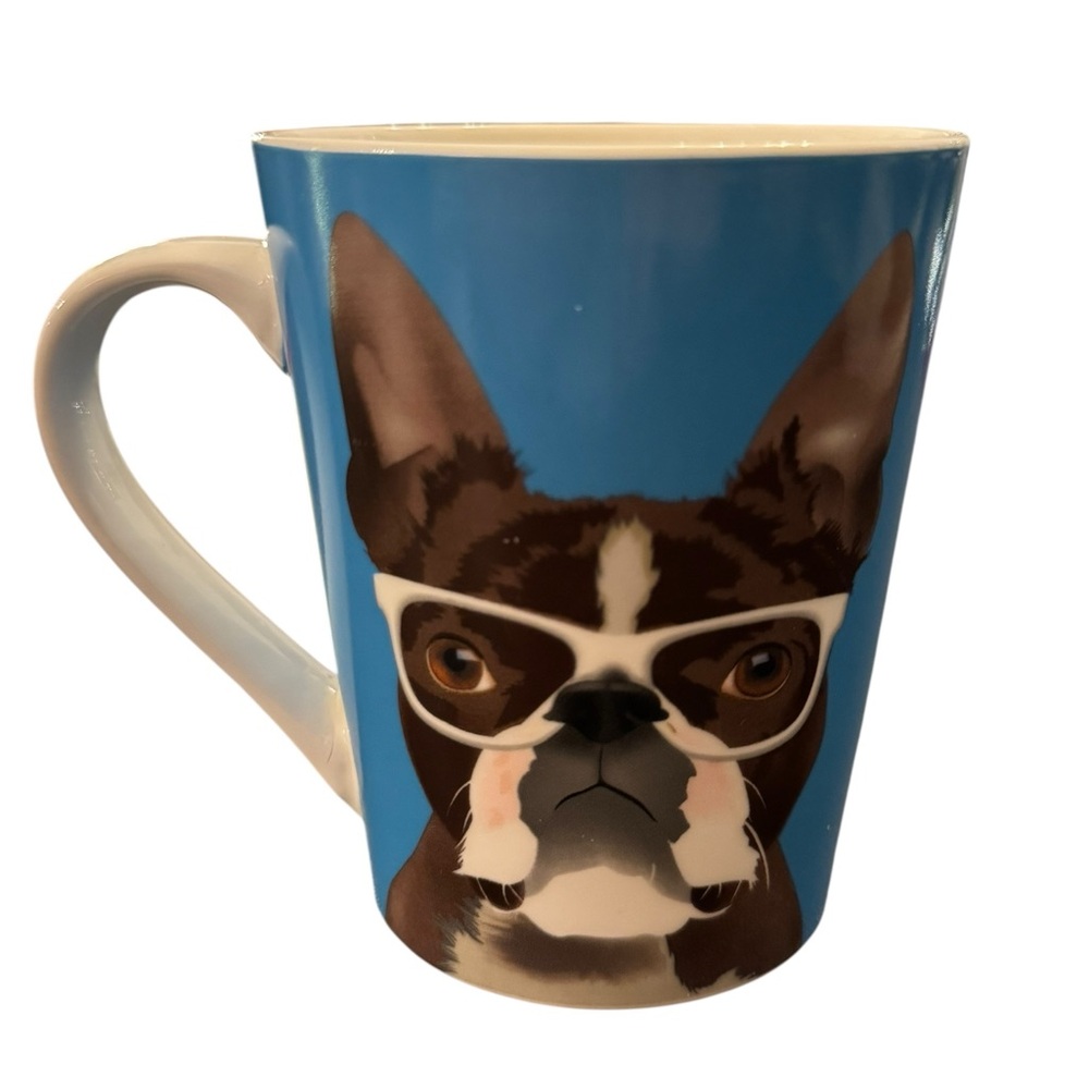 Christopher Vine French Bulldog Blue Coffee Mug - Picture 6 of 6
